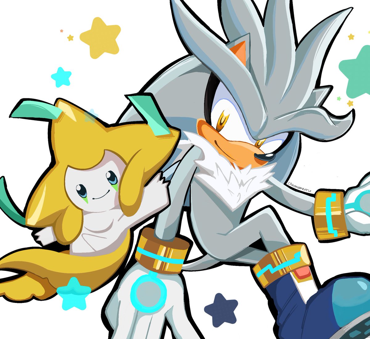 chaomemento's tweet image. #SilverTheHedgehog ✨