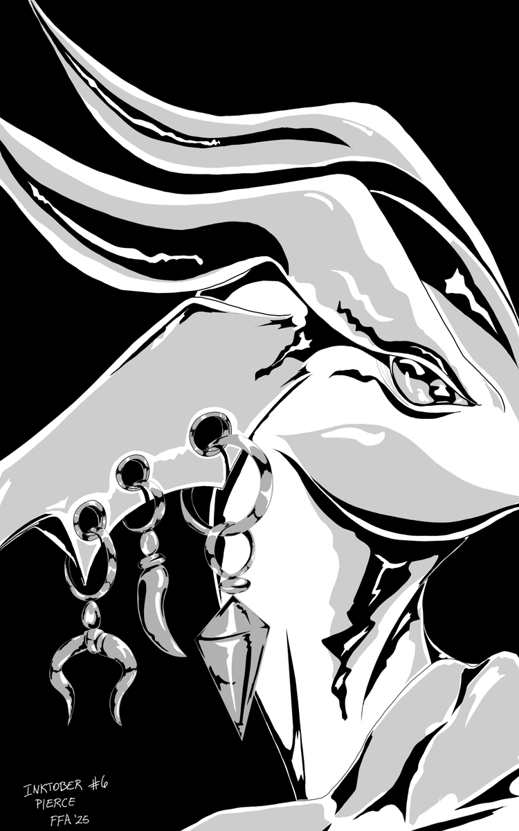 FiveFingersArt1's tweet photo. 6. pierce
#inktober #inktober2025 #dragons #fivefa
@inktober https://t.co/Zorr7ZhTAe