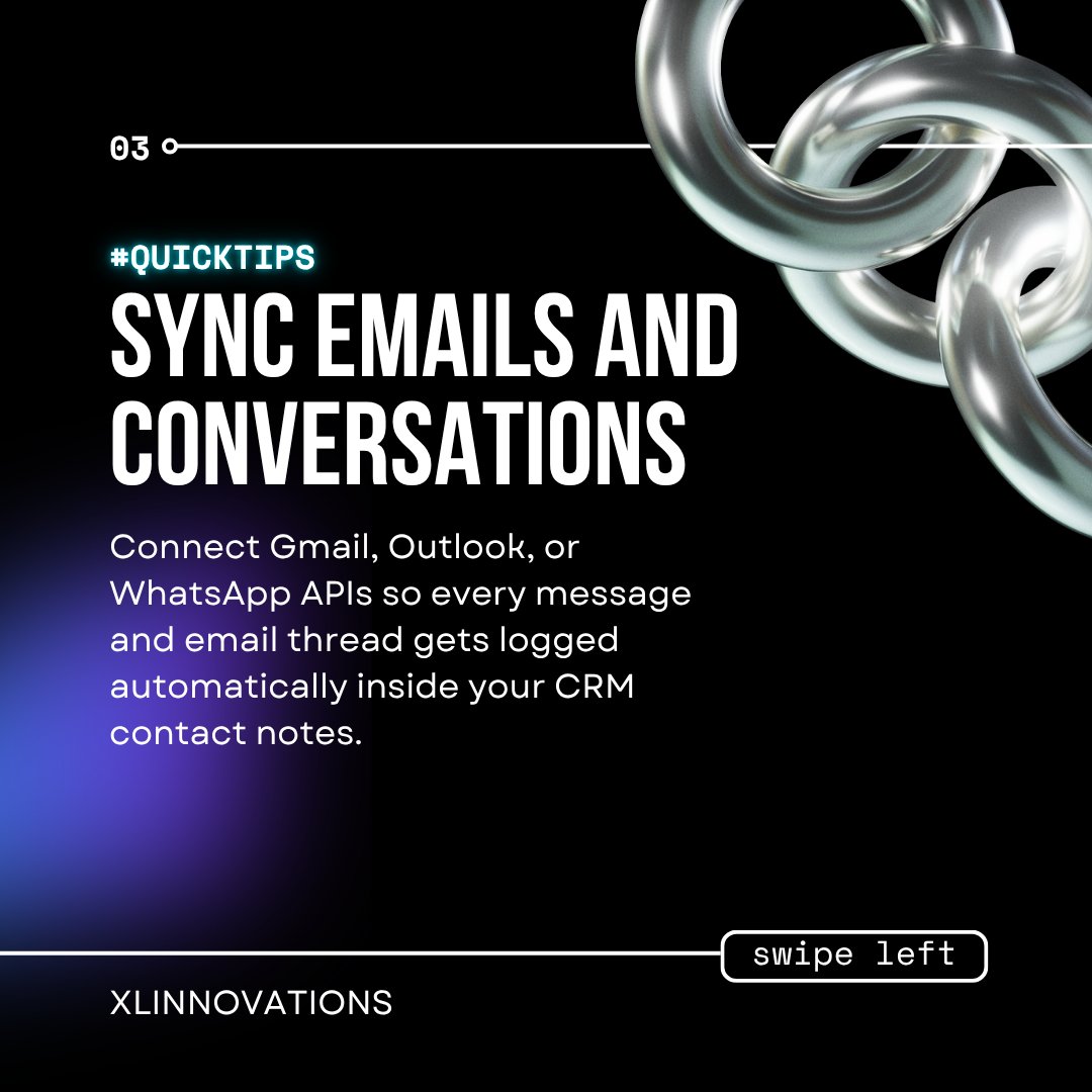 XimeonLeo's tweet photo. Ever feel like your CRM is doing too little for all the effort you put in? 🤔

Here are 5 ways to automate your CRM, so leads move, follow-ups happen, and data updates without you lifting a finger. https://t.co/xfblpjBwc6