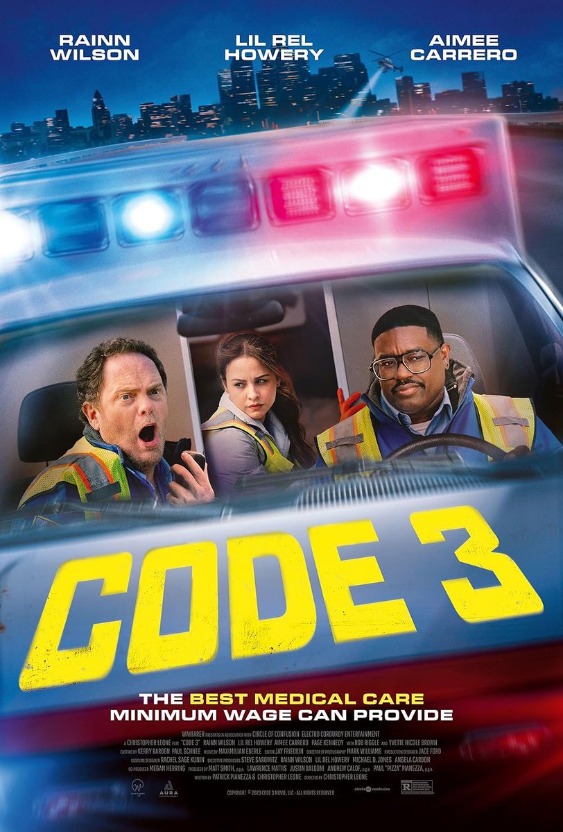 moviegamehub's tweet image. #Code3 Action/Comedy✅🍿🎬
Paramedics are simply superheroes. Not talked about enough.💙
