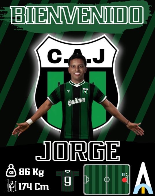 Club Atlético Jorge ⭐⭐ (@cajorge_) on Twitter photo VUELVE EL GOLEADOR, MÁS GOLEADOR QUE NUNCA 🔥⚽️
JORGE RESCINDIÓ CONTRATO EN DEPORTIVO SPLINTER Y YA SE ESTÁ ENTRENANDO CON LA CAMISETA VERDINEGRA EN #LigaAEU. 
JORGE VIENE DE SER EL MAXIMO GOLEADOR CON 21 TANTOS EN LA ULTIMA TEMPORADA. 🤯
POR MUCHOS MAS! 🍻🥂
#VAMOSMONOS 🐒🐒 VUELVE EL GOLEADOR, MÁS GOLEADOR QUE NUNCA 🔥⚽️
JORGE RESCINDIÓ CONTRATO EN DEPORTIVO SPLINTER Y YA SE ESTÁ ENTRENANDO CON LA CAMISETA VERDINEGRA EN #LigaAEU. 
JORGE VIENE DE SER EL MAXIMO GOLEADOR CON 21 TANTOS EN LA ULTIMA TEMPORADA. 🤯
POR MUCHOS MAS! 🍻🥂
#VAMOSMONOS 🐒🐒