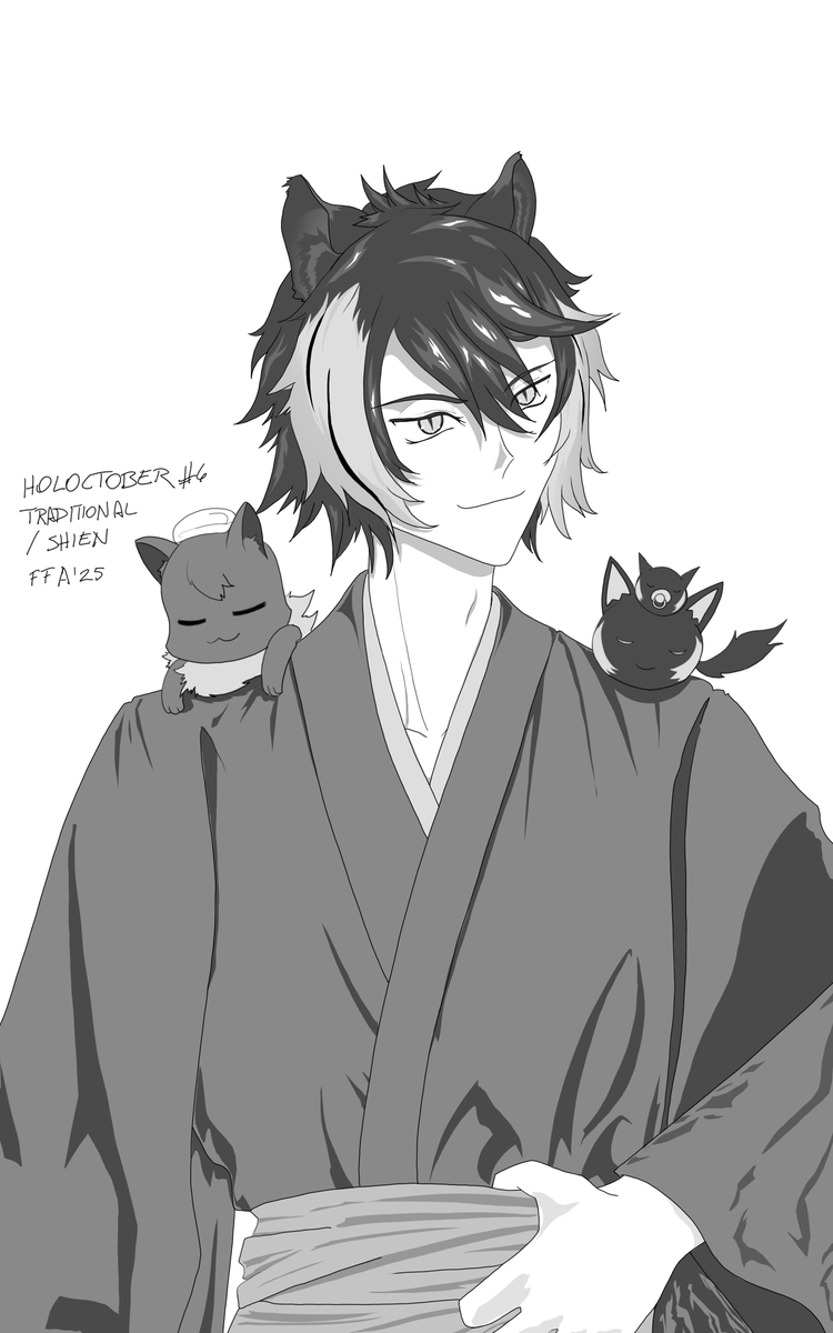 FiveFingersArt1's tweet photo. 6. traditional / Shien
#HOLOctober 2025 #fivefa #シ絵ン https://t.co/bWKNJmiinF