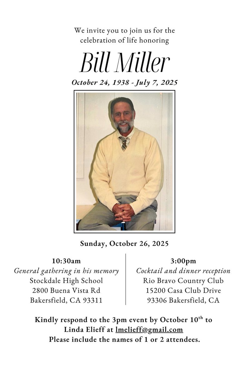 RIP Bill Miller — a long time staff member at South High and basketball official in the area 🏀