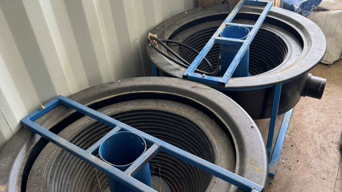 NelsonMachine's tweet image. Neffco 4-bowl Concentrating Package on Skid with Feeders
ID: L02926
sbee.link/aegyd7kn89
Equip yourself with the gold standard.
#mining #mineralprocessing #miningequipment #usedequipment #miningindustry #equipmentforsale