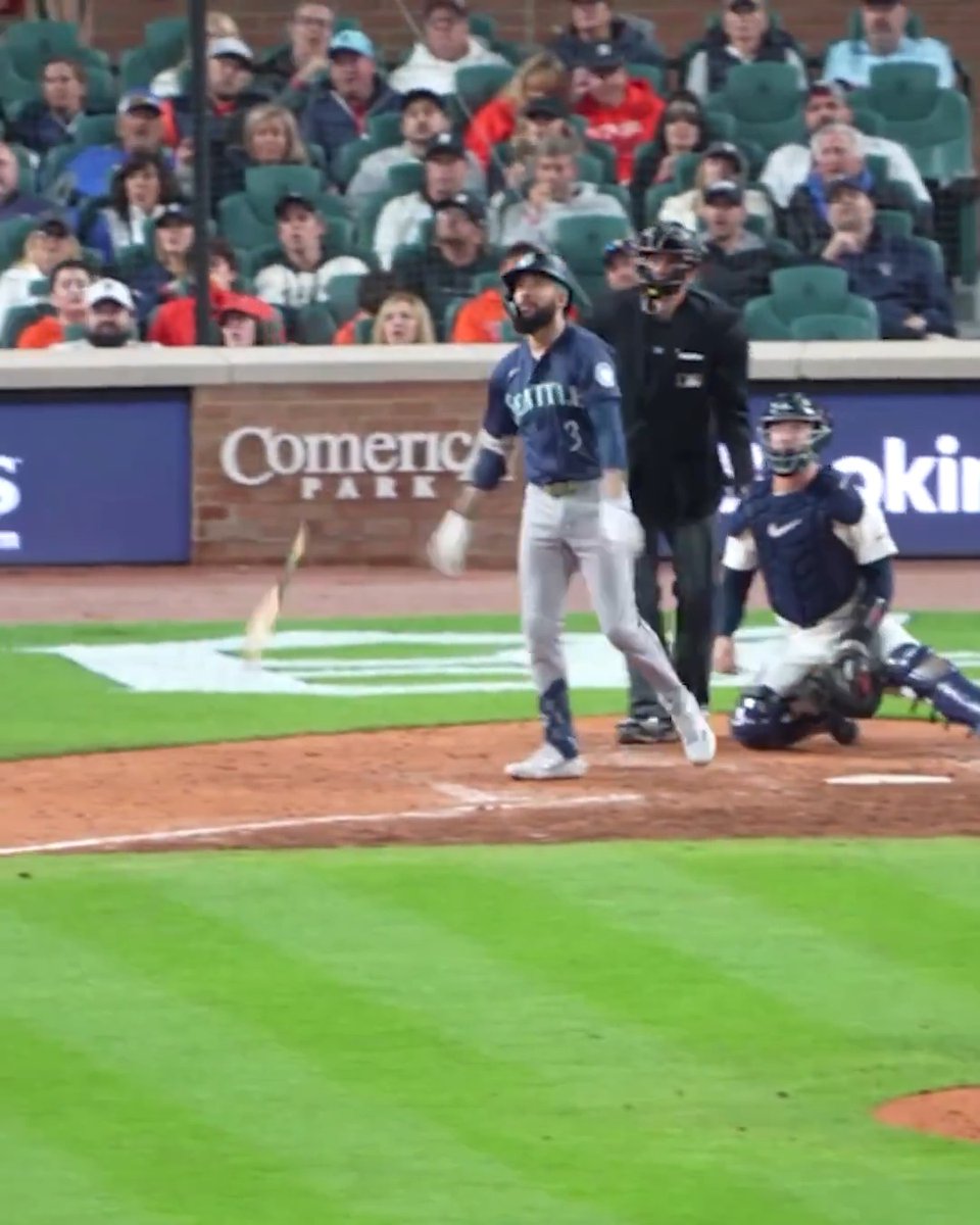 J.P. Crawford dropped that bat right away 😮‍💨

#ALDS 