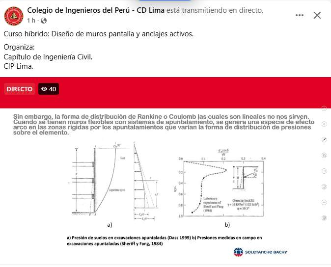 JJ_CONSULTORES's tweet photo. Curso híbrido: Diseño de muros pantalla y anclajes activos. https://t.co/QPliWLbO9I a través de @YouTube https://t.co/l246i793l9