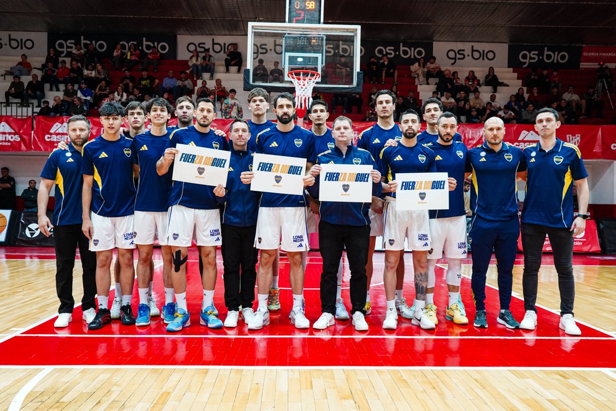 🏀En la previa del encuentro ante Instituto, <a href="/BasquetBocaJrs/">Boca Básquet</a> le envió su mensaje de APOYO a MIGUEL ÁNGEL RUSSO.

¡Todo #Boca está con vos, Miguelo! 💙💛💙