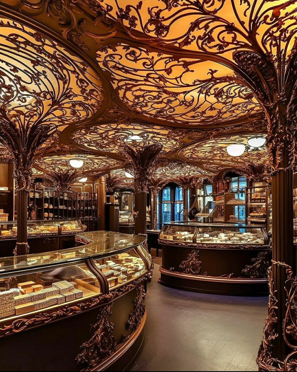 Fascinate_Hist's tweet image. One of the world's most decadent chocolate shops.