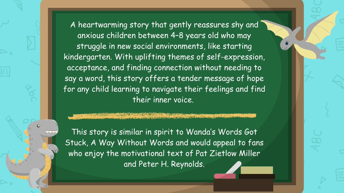 Stephanie Owens (@steph_mc_owens) on Twitter photo ✨Here’s my #agentguide to my picture book Milo’s Mighty Roar!🦖
I was previously represented by Amanda Carbonell at Belcastro Agency, but she recently left the industry and I am looking for another agent to champion my work.
✨#Agents open to #PB's/BB, I’d love to connect!🫶 ✨Here’s my #agentguide to my picture book Milo’s Mighty Roar!🦖
I was previously represented by Amanda Carbonell at Belcastro Agency, but she recently left the industry and I am looking for another agent to champion my work.
✨#Agents open to #PB's/BB, I’d love to connect!🫶