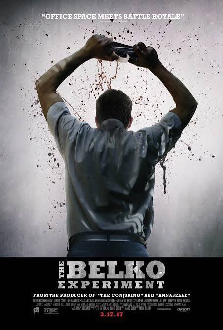 6 of 31 in my horror movie marathon for October. The Belko Experiment-2016
A survival social experiment movie . Always chaotic fun , a bit predictable but still entertaining.