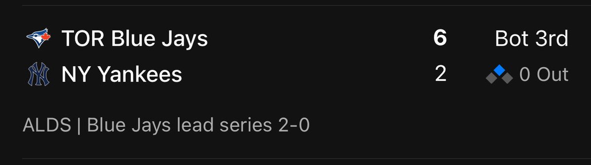 ➜ Jays/Yankees O7.5 -125 ✅

Quick and easy💰
