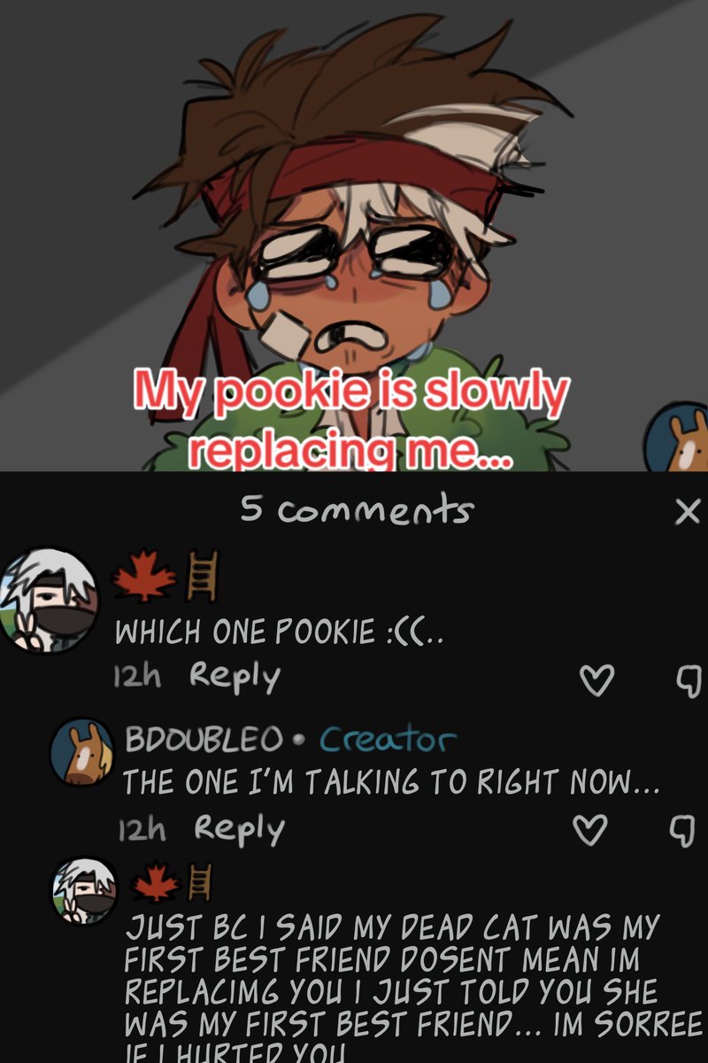 Bonanafone's tweet image. based on that one tweet #ethoslab #ethoslabfanart #bdoubleo100 #bdoubleo100fanart #ethubs