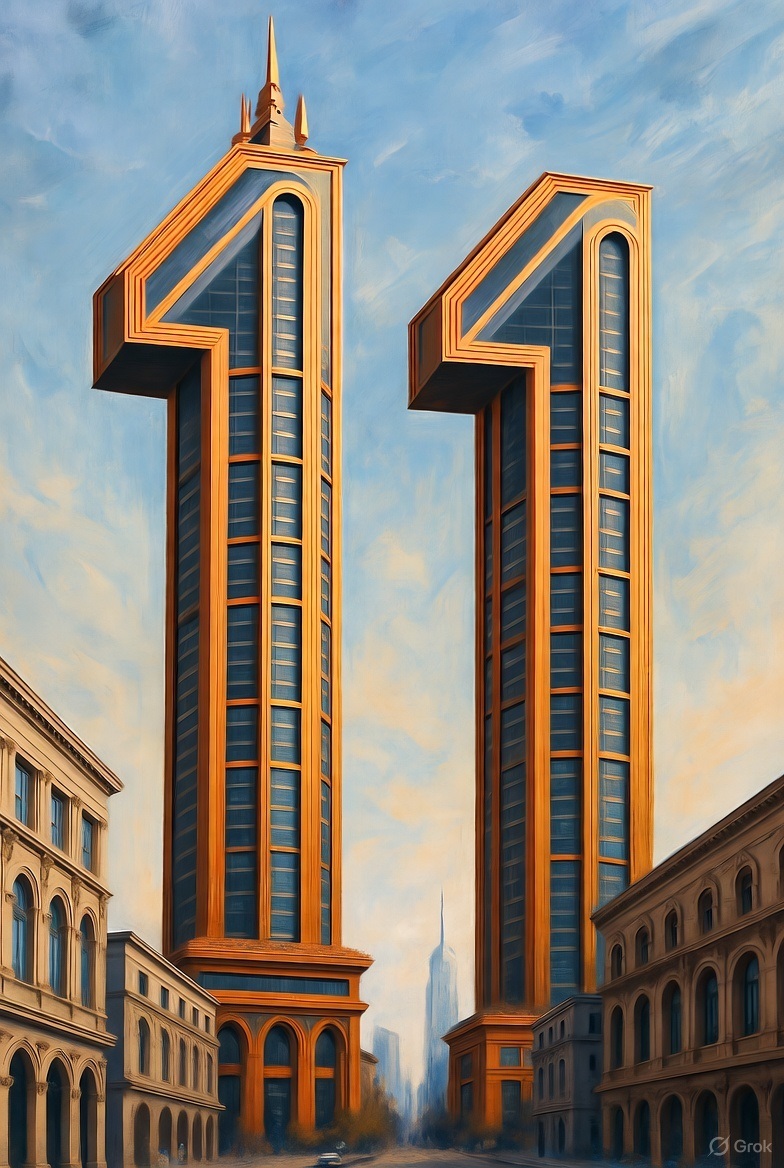 Gennady Stolyarov II (@gstolyarovii) on Twitter photo These orange and black transhumanist towers together form the number “11” in celebration of the 11th anniversary of the founding of the United States Transhumanist Party - <a href="/USTranshumanist/">Transhumanist Party</a>, which was formed on October 7, 2014, by Zoltan Istvan - <a href="/zoltan_istvan/">Zoltan Istvan 🖖</a>, and which I have These orange and black transhumanist towers together form the number “11” in celebration of the 11th anniversary of the founding of the United States Transhumanist Party - <a href="/USTranshumanist/">Transhumanist Party</a>, which was formed on October 7, 2014, by Zoltan Istvan - <a href="/zoltan_istvan/">Zoltan Istvan 🖖</a>, and which I have