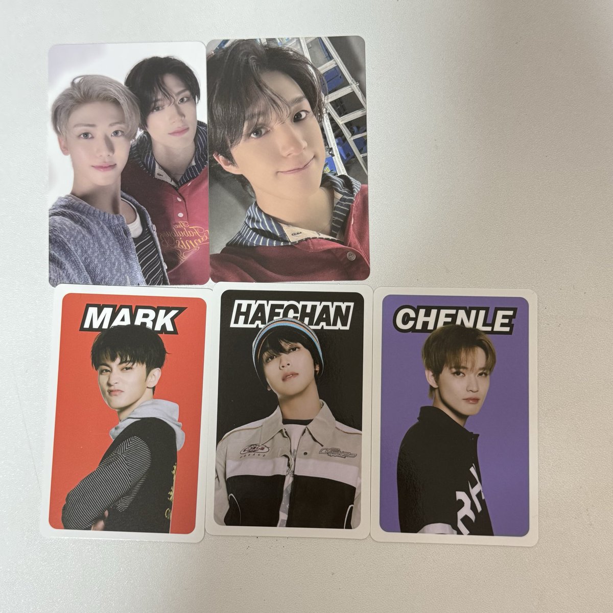 NCT DREAM ペンミ ラントレ 交換

【譲】
マーク ジェノ ヘチャン ヘチャン ジェミン チョンロ

【求】
同種 ロンジュン チソン

ユニットはロンジュン・マーク・チョンロのみ探しております！
ご連絡お待ちしております🙂‍↕️