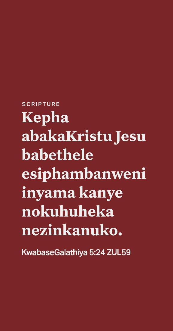 <a href="/ukhozi_fm/">Ukhozi FM Official 📻</a> <a href="/Phindi_P_/">Phindi P</a> Galathiya 5 Verse 24 🙏🙏🙌🙌🙌 ngingena nami esiguqweni kunempi engibhekene nayo <a href="/Phindi_P/">Phindile Ndlazi</a> #Ulibolokuqala #Sisesguqweni