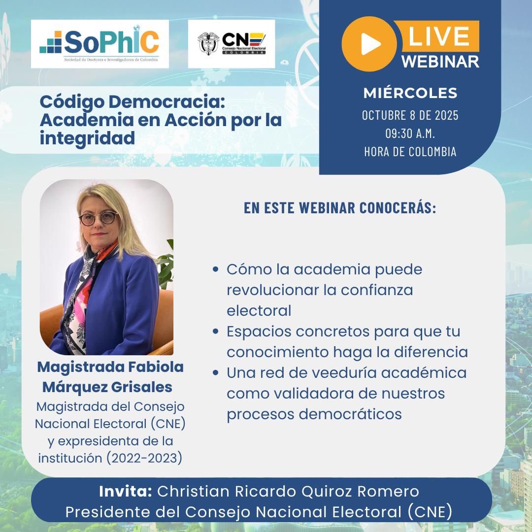 🗳️ ¡Haz parte del cambio!
Participa en el Laboratorio por la Integridad Electoral.

🔗 Únete al webinar: youtube.com/watch?v=Ynu6Ny…