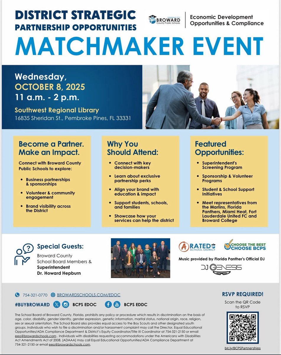 4th Quarter is just getting started.  Let’s finish strong.  Reminder about events that can impact your business.  Lean in.  

#BrowardBlackChamber #BrowardCountyBlackChamberofCommerce #BrowardBlackbusiness #BlackChamberofcommerce #black #business #entrepreneur  #smallbusiness