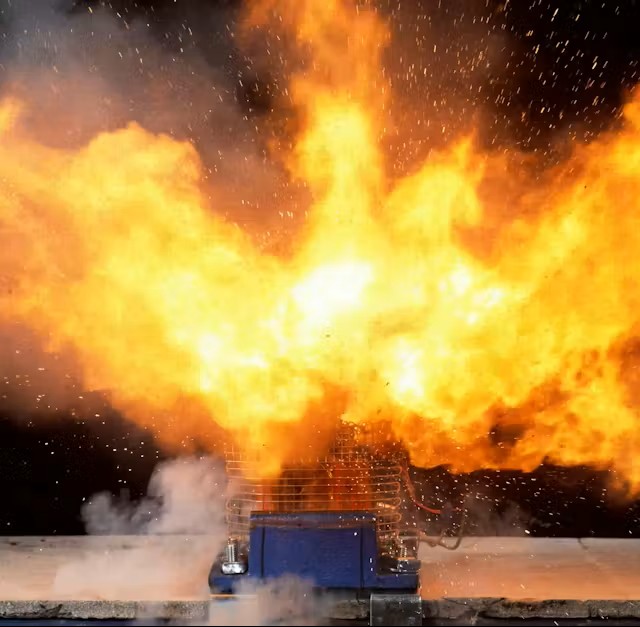 StormChaserbook's tweet image. Charge Away From Battery Fires:

markrhunter.blogspot.com/2025/10/charge…

The timely focus of this year's Fire Prevention Week is the threat of lithium-ion batteries. You might say it's a hot topic readers should get a charge out of.

#humorwriting #fire #firesafety #NFPA #fireprevention