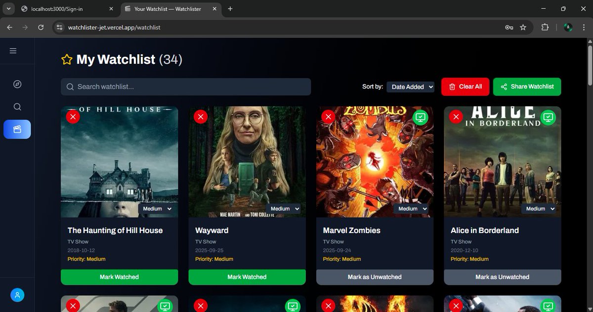 IdrisByte's tweet image. day3 of #30daysofcode
--started making the signin and up forms with shadcn and Zod(seems longer than just making it form scratch)
---fixed a lot of red omo
---also improved user experience on mobile for watchlister and watched the latest episodes of peacemaker and high potential