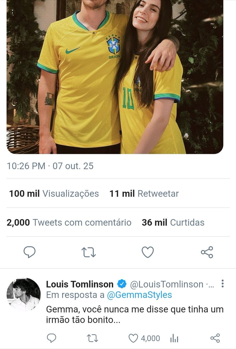 lwthed's tweet photo. Gemma Styles e Louis Tomlinson apresentam juntos um programa esportivo diário. Tudo muda quando uma postagem de Gemma faz Louis se encantar pelo irmão dela e começar a mandar cantadas ao vivo todos os dias. ⚽💚 https://t.co/z1zshhJ4Zc