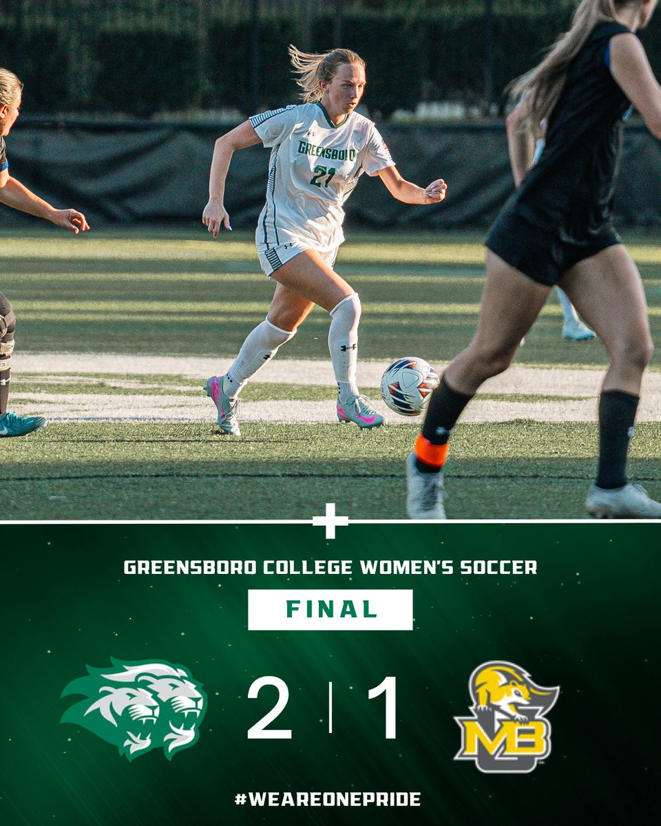 Lush the hero as women's soccer takes down Mary Baldwin 2-1.
greensborocollegesports.com/news/2025/10/7…