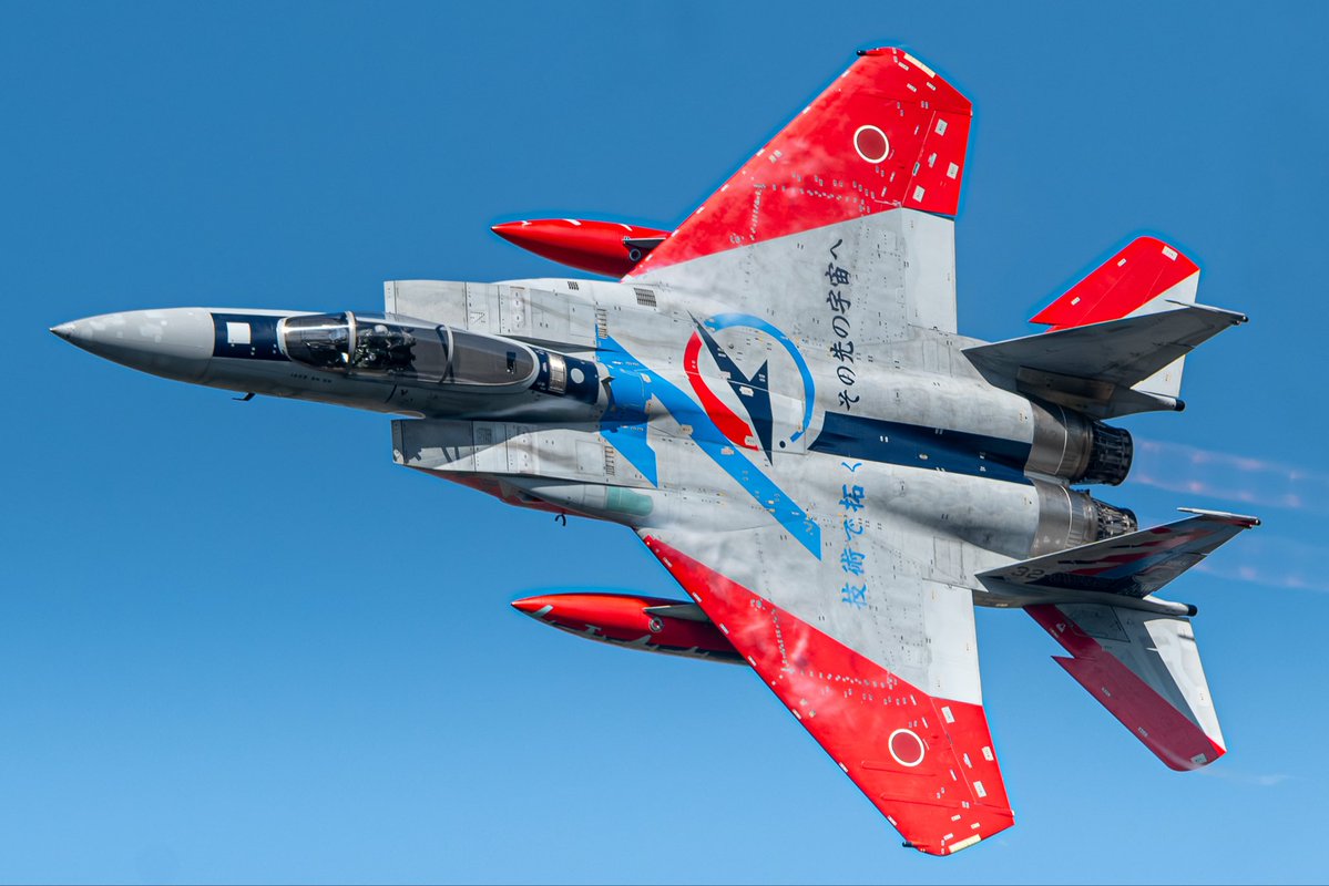ohutonn_nagoya's tweet image. 2025.10.8 RJNG 岐阜基地
機動飛行訓練最高だった!!
F-15J 32-8942 特別塗装機