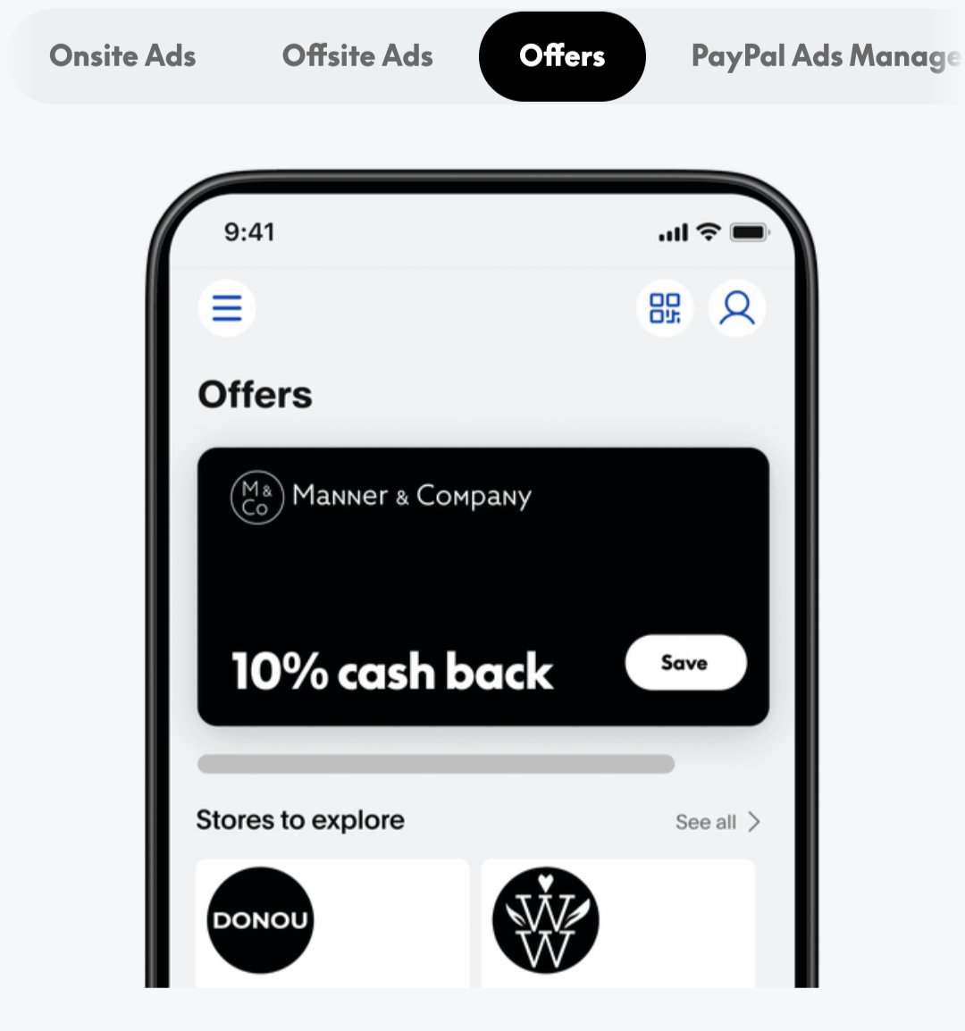 Kross_Roads's tweet image. $PYPL Ads: ramping.

You have:

✅ Onsite ads (PayPal and Venmo).
✅ Offsite ads (web + video + cctv
✅ Advanced Offers
☑️ PayPal Ads Manager (see quoted announcement; launching next year).

Ads are very high margin. 

PayPal reaches 400m+ customers and 30m+ merchants.

They have