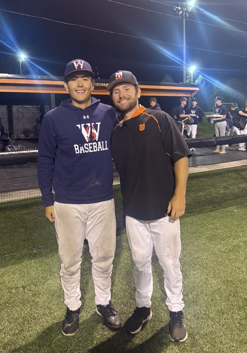2 State Champion Farragut Admirals Baseball Alums were reunited tonight in a collegiate Fall Scrimmage ⚾️⚓️
(L to R)
2025 Grad CONNELL DRIVER (Walters State) and Assistant Coach CADE CARR (Milligan University)

⁦<a href="/AdmiralGameday/">Farragut Baseball</a>⁩ ⁦<a href="/West105_WFIV/">Farragut Radio</a>⁩ ⁦<a href="/DugoutDad1/">Ralph Skinner</a>⁩