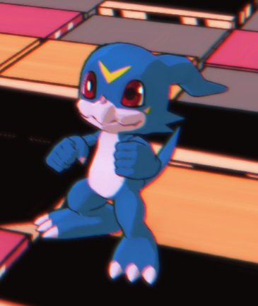 Just got this little guy. Fucking love Veemon
