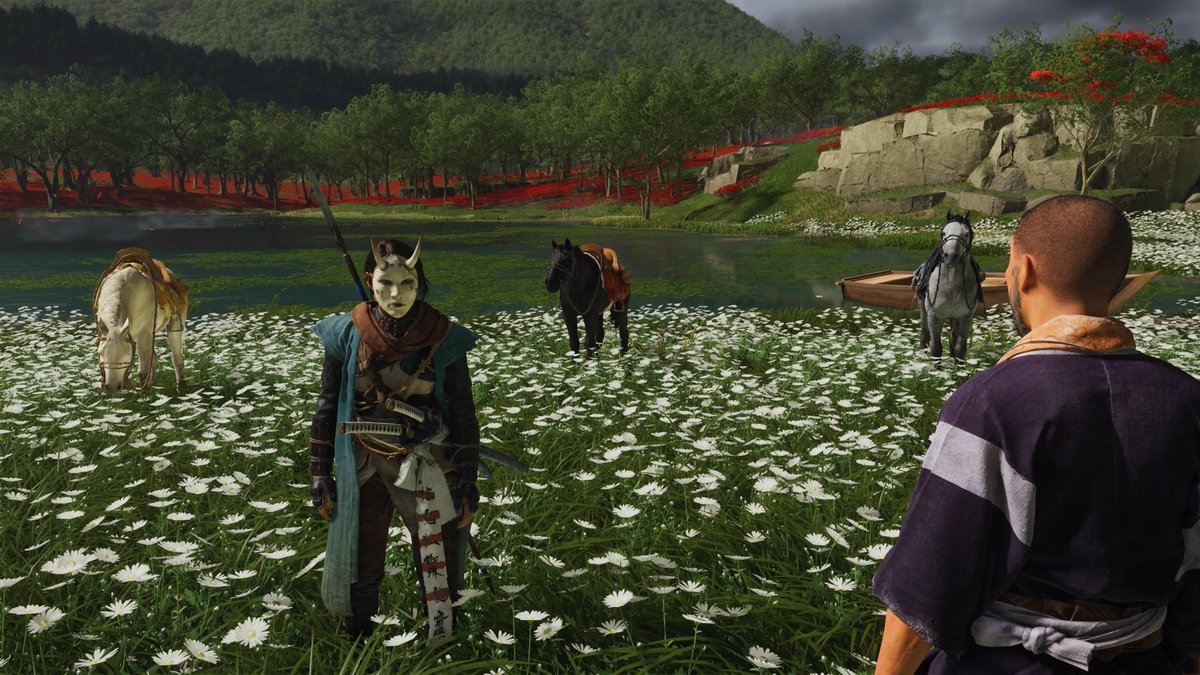 StandardDiff's tweet image. Wild thought that I had gone nearly 40 hours without picking a new horse in Ghost of Yotei. Guess it was time ol’ girl got some rest anyways.
If that doesn’t scream there’s a ton to do I don’t know what does.
#GhostofYotei