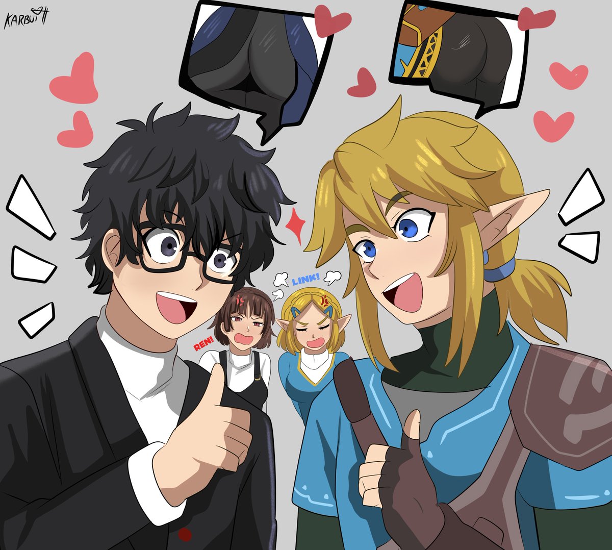 Karbuitt's tweet photo. Silent protagonists tend to be very talkative after all.. https://t.co/4hij8lP0Wt