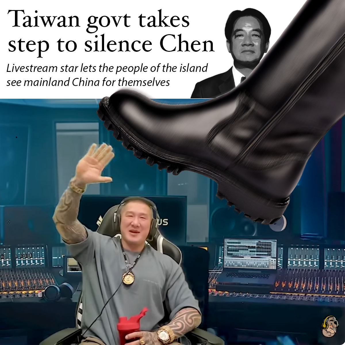 NuryVittachi's tweet photo. AMERICA’S MAN IN TAIWAN, Lai Ching-te, moved to arrest internet celebrity Chen Chih-han on Monday.

Popular Youtuber Chen “has been referred to prosecutors for investigation over remarks” he made on Sunday, according to the island province’s Criminal Investigations Bureau.

Everyone knows why the gym-owner turned star is in the ruling party’s cross-hairs.

.

GULAG NARRATIVE
Chen this year flipped the “China is a giant gulag” narrative by livestreaming three visits to mainland China—revealing to the people of Taiwan what it’s really like, how people really live there, and how quickly the country is developing.

In doing so, Chen tapped into a growing awakening on the island. The US-allied ruling Democratic Progressive Party relied on years of anti-China fearmongering to stay in power.

But with economic and political problems, and growing realization that mainstream media cannot be trusted, that no longer works.

A failed DPP operation to throw out representatives democratically elected by the people this year turned out to be the last straw.

.

POSSIBLE INCITEMENT
Chen, in his battle for the people of Taiwan to get a more truthful narrative about their own region, has often criticized US-allied President Lai—and his latest comments, during a livestream discussion on Sunday, went too far, the government claims.

Chen allegedly made an “off-with-his-head” comment about President Lai, which, if interpreted literally, could be seen as incitement to violence, prosecutors said.

The move shocked many people in Taiwan. The government has long pushed the line that Taiwan is more like the west than the rest of Asia, because “we can curse our leaders”.

But he missed the point that freedom to curse the leadership is of paramount importance in western countries, while being low on the list of priorities for people in Asia.

.

NOT EVEN TRUE
And besides that, it’s not even true.

When a Taiwan TV channel called CTI dared to suggest the community should cultivate a peaceful, positive relationship with the mainland, the DPP silenced it by refusing to renew its broadcast license.

Staff at Reporters Without Borders (RSF), a fake press index financed by the notorious CIA-NED and George Soros’ political meddling unit, looked the other way, as they are paid to do.

And now we see the ridiculous result.

Taiwan, where it’s risky to criticize the local authorities, is rated highly free by the morally corrupt RSF. Hong Kong, where columnists and the public criticize the government every day, is rated close to the bottom of the list.

The dishonest RSF’s CIA programming has never been so clear.

.

UNCERTAINTY AHEAD
But will the widely criticized Lai Ching-te dare to silence the wildly popular Chen Chih-Han?

In the past, the DPP simply followed US State Department instructions, relying on fearmongering by local and international press to keep the people of Taiwan in line.

But if fearmongering no long works, everything changes.