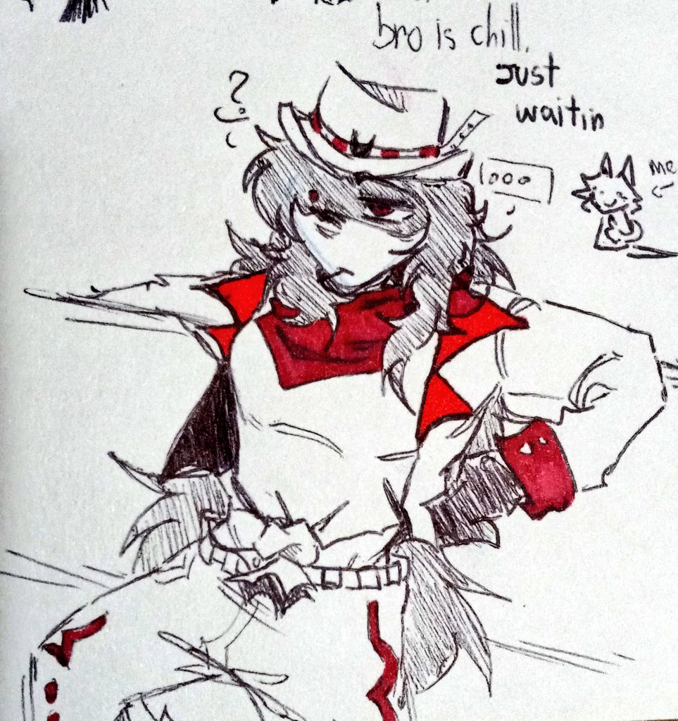 astrowaffle_0's tweet image. Sigh, I can&apos;t even finish my Cowboy steven, so take this two lil doodles of him for waiting so long... (I&apos;m struggling to have the perfect color palet for him-)

#strangledredsteven #strangledred #cowboySteven