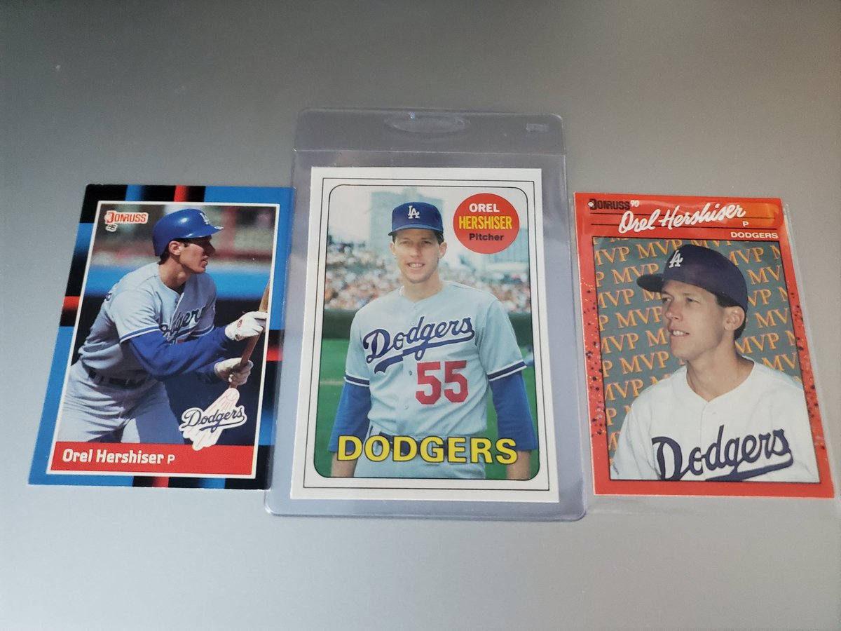 iRJq's tweet image. #mailday I got these very nice Orel Hershiser cards from @AndyGreen60 via @ngtcollectibles giveaway thread.
Thanks so much!
#thehobby #cardcollector #baseballcards