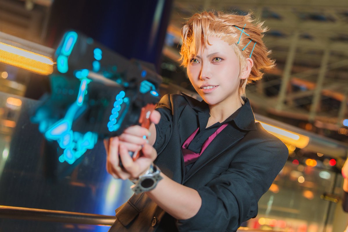Cosplay 【PSYCHO-PASS／縢秀星】

残念、返り討ちだぜ 

📸りょーさん（<a href="/ryo_omocha/">りょー</a>）
#いにフェス名古屋2025 #いにフェス名古屋 #どーなつ出荷記録