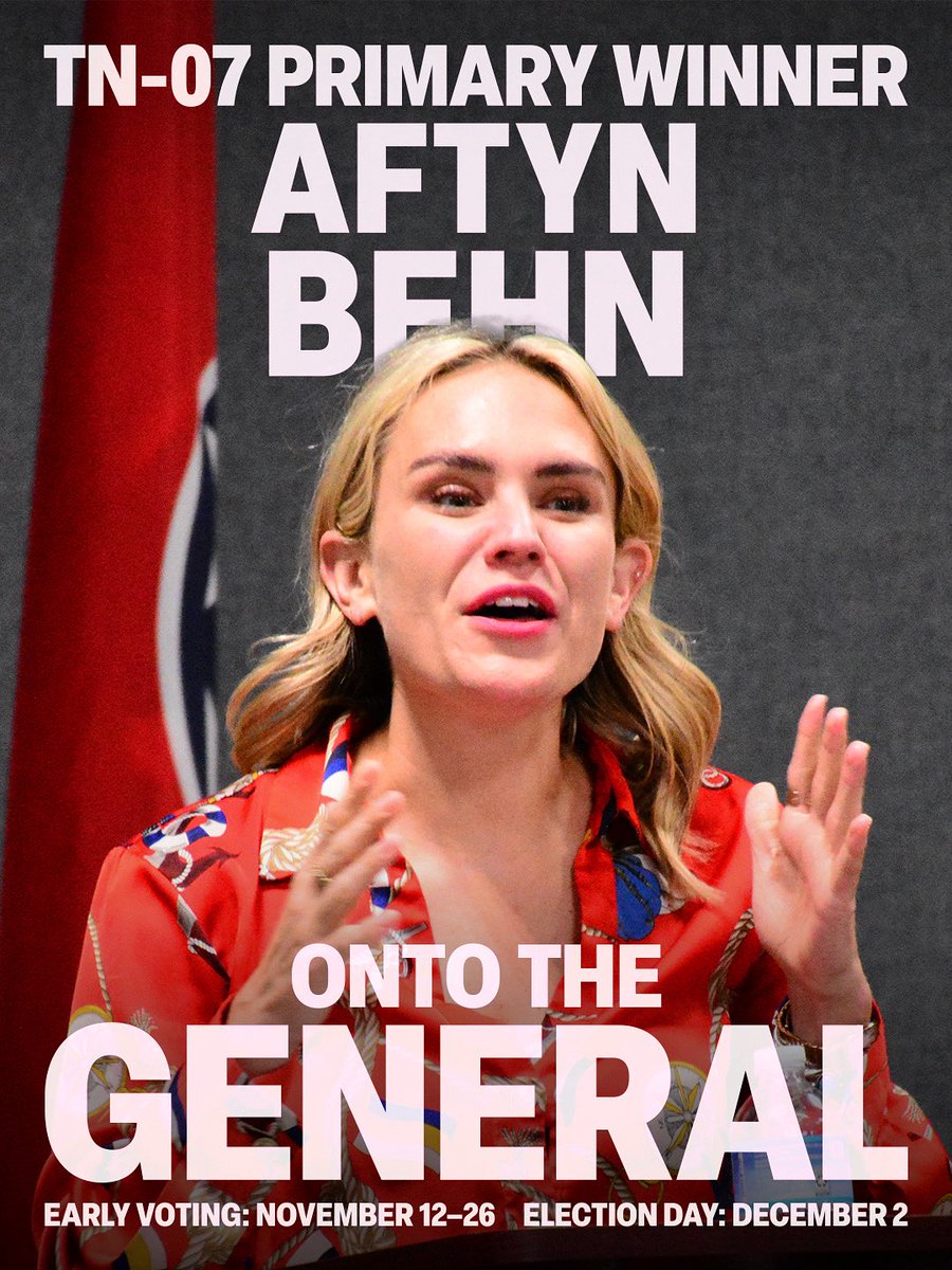 Your next congresswoman, TN-07.
