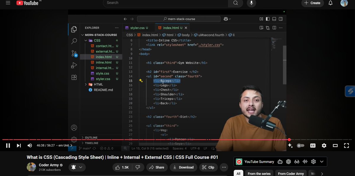 neuralnerd01's tweet image. Day 7/100 of #100DaysOfCode 🎨
@rohit_negi9 @adityatandon02 
Dove into CSS today!
🎨 Inline, internal &amp;amp; external styles
🧩 Selectors: element, ID, class
🌈 Colors: RGB, HSL, Hex
🔠 Fonts &amp;amp; Google Fonts
📏 Units: px, em, rem, vw, %
The web just got a whole lot more colorful 💻✨