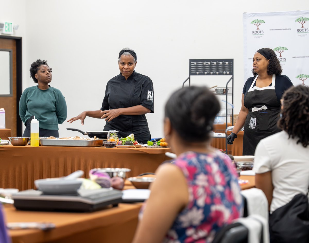 RootsEmpowers's tweet image. Our Rooted in Flavor: Wellness Cooking Challenge last month went so well, we had to run it back! 👩🏾‍🍳 

Join us for another hands-on class were you can make healthy recipes you can recreate anytime at home!

 Spots are limited: ow.ly/BL5350X7olN

#Rootsempowers #CookingClass