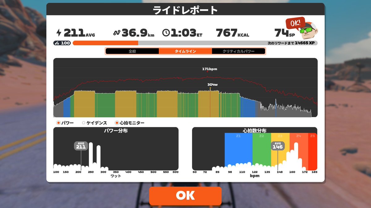 PYMD888's tweet photo. 水曜朝ZRL(A)
スプリントからの3分弱KOMは辛いのよ。。3周の所1周で千切れて終了🫠オガさんを観戦しチャットでヤジを飛ばす📣オガさんラストまで凄すぎリスペクト🥹速くなりたいという気持ちが熱いうちに #SuiMe へ。今1番やりたくないメニューは何か考えSSTを🤮皆応援あざす。団結! https://t.co/B30rPdZc2J