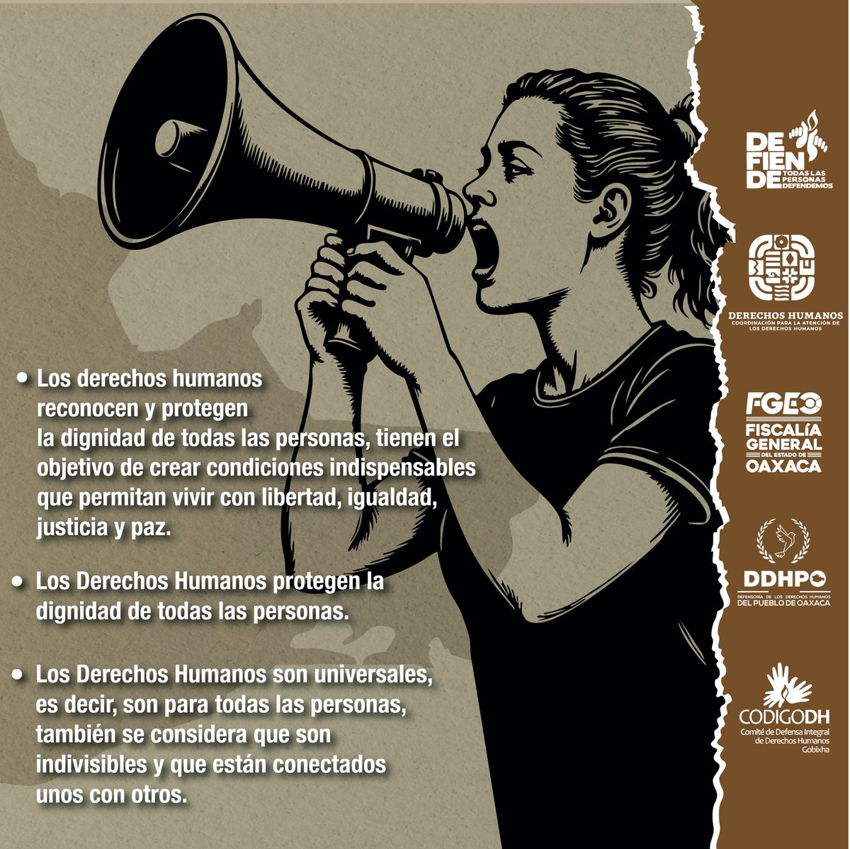 DDHPO's tweet photo. Son las facultades inherentes a la naturaleza humana, se fundan en la libertad y dignidad, son progresivos, buscan el desarrollo humano y el bienestar social.Todas las personas #Defendemos https://t.co/60mKOTE5E3
