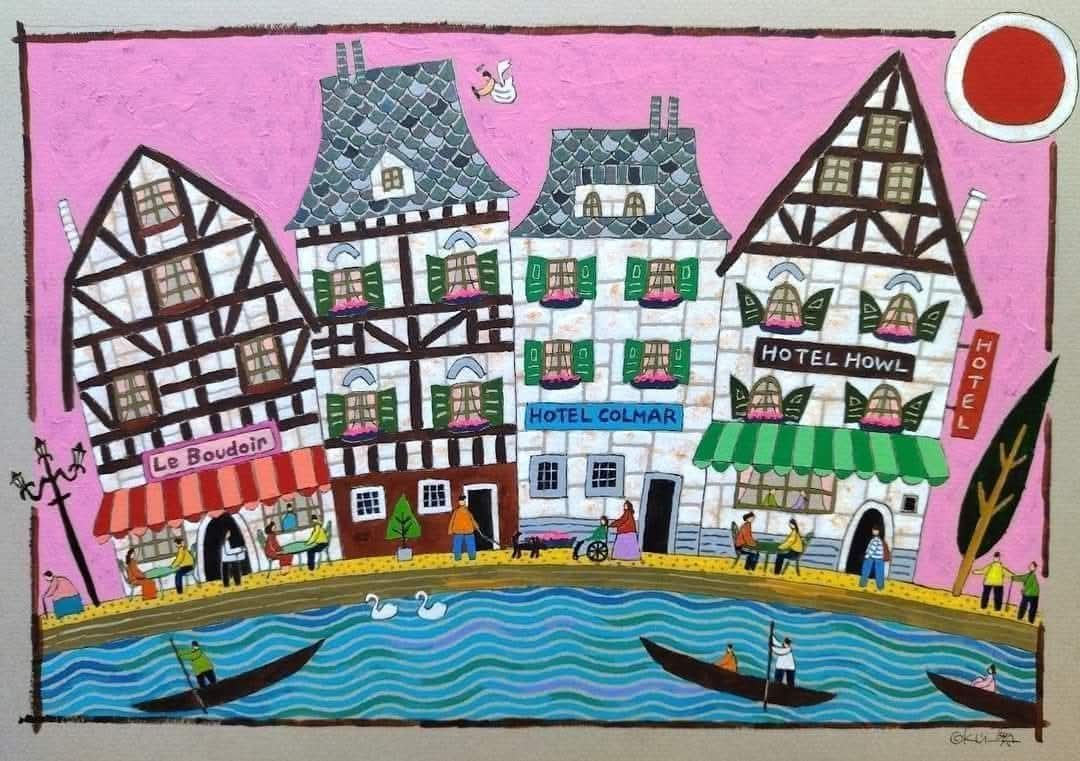 奥村ユズル　水彩画原画　イスタンブールのモスク 奥村ユズル 水彩画原画 イスタンブールのモスク - メルカリ