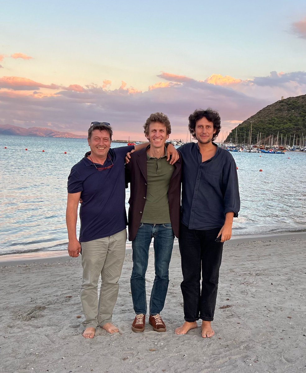 vitruvianvr's tweet photo. Dear Vitruvianists, in just one week, the Vitruvian VR core team traveled hundreds of kilometers, from Sardinia to Trentino. We spent great hours with the faculty and students of Economic Sciences at Cagliari University. We shared the story of how Vitruvian VR was born and learned profound lessons about Sardinia’s ancient matriarchal values and the need for new ways to organize today’s society. We swam in the stunning Poetto at sunset, only to find ourselves hours later in the mountains of Rovereto for Wired Next Fest. 
Together, we brainstormed extensively about the new Vitruvian VR model and its software, discussing graphic cards and the networks that power them, the interconnectedness of forests through fungi, the power of the Greek Pi and the elegance of the golden ratio—all while savoring exquisite wines, from Teroldego to Cannonau. @Chris Mariotti we missed you in L.A. but there will be other chances to spend time together soon! 
At Vitruvian VR we believe that a company’s valuation is less about finance and more about the human value that drives it. Because at Vitruvian VR we design virtual worlds with our bare feet rooted in our vegetable gardens. We envision humans at the center of the equation, empowered by machines—not the other way around. We want machines that build bridges, not destroy them. We imagine virtual worlds that do not isolate us but reflect our deepest nature. 
So, let’s cheer up and embrace the present, with the Augmented World Expo 2026 (#AWE) on the horizon!