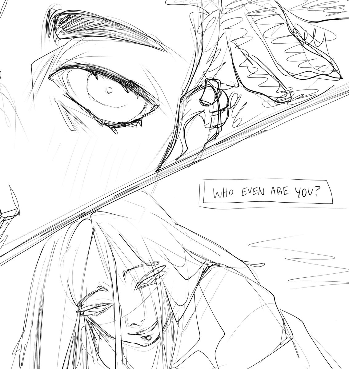 michikuyu's tweet image. tamsy and corvus 🧵🐦‍⬛

#stringcrow #gachiakuta