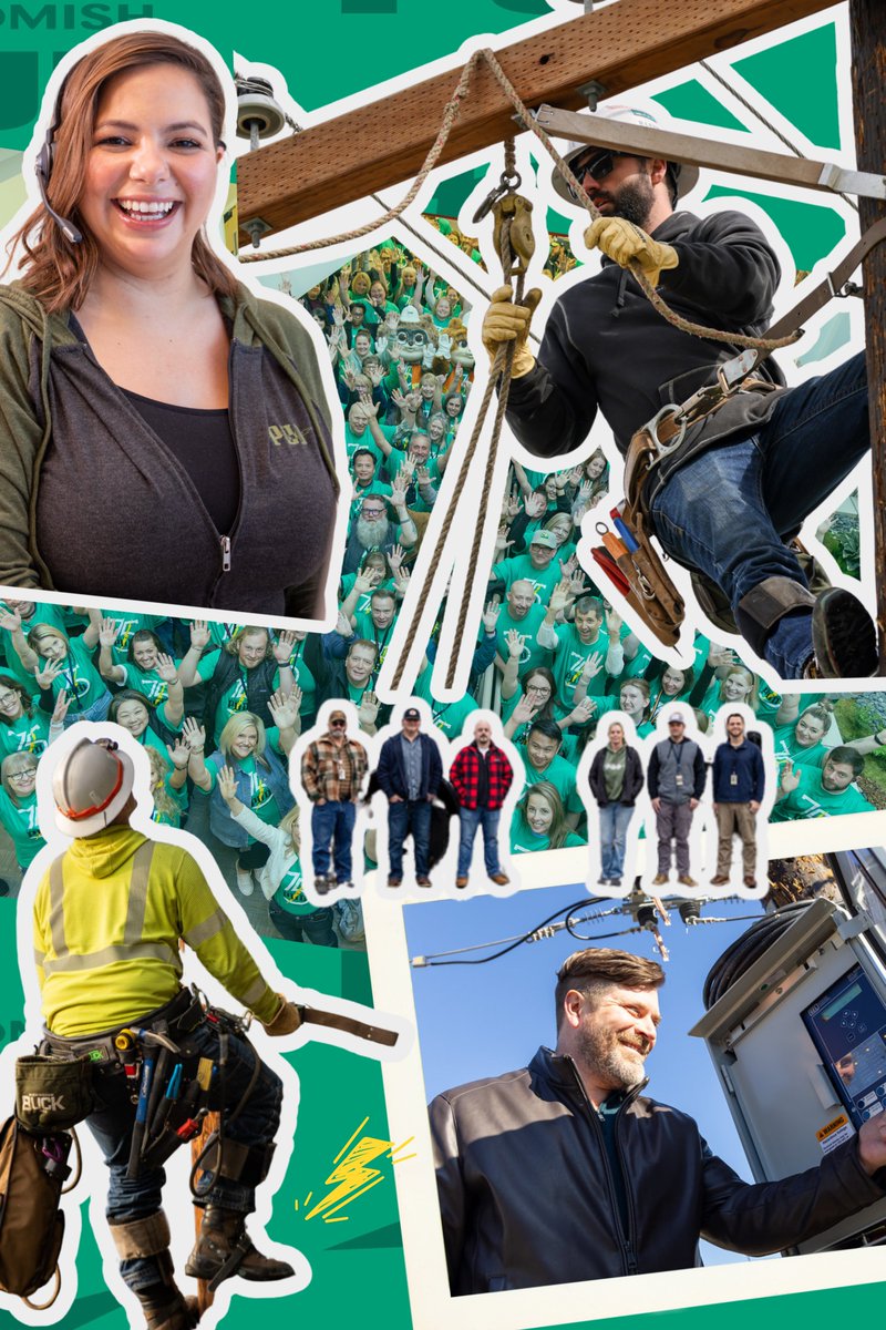 SnoPUD's tweet image. #PublicPower is all about the people, and we&apos;ve got some of the best on #TeamPUD! From keeping the lights on to customer service, our dedicated employees make it happen every day. #PublicPowerWeek