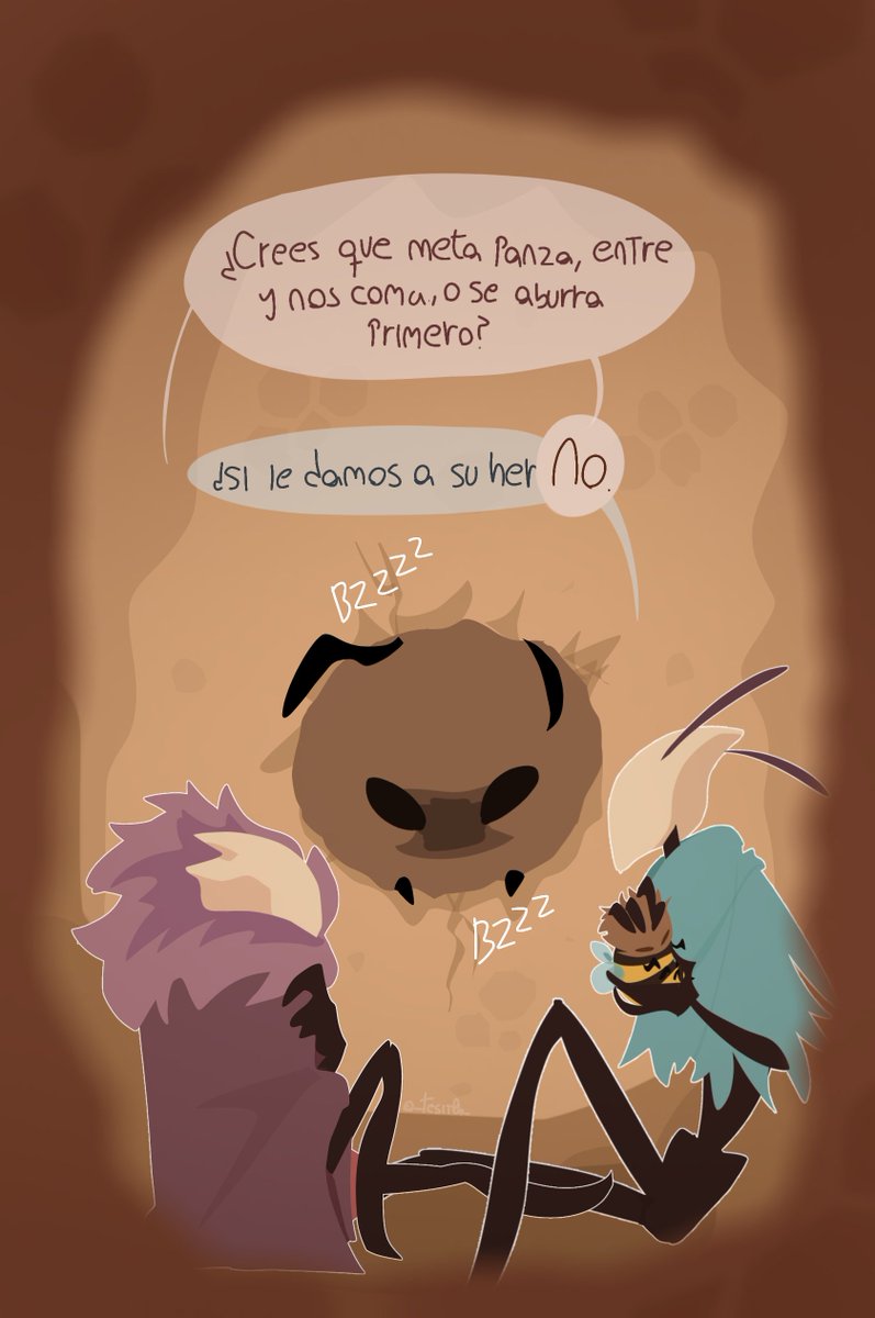 No puedo explicar lo gracioso y satisfactorio que es dibujarlos como bichitos (si, la colmena me traumo) #volkacio ?