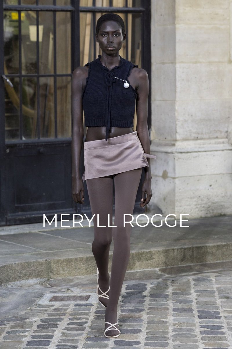 correctmodel's tweet image. Last show SS 26 - Paris fashion week .
MERYLL ROGGE 
#ParisFasionWeek #season26