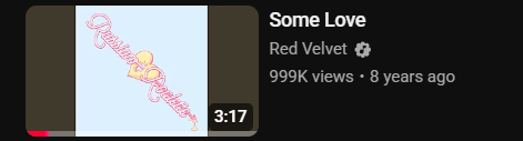 Irenefrance_'s tweet image. Il reste moins de 1k vues avant que &apos;Some Love&apos; dépasse les 1M de vues sur youtube!    

youtu.be/F9JhUiEKtz8?si… 

#IRENE #아이린 #RedVelvet @RVsmtown