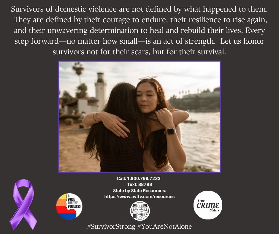 AwarenessTCS's tweet image. Survivors are not defined by what happened to them. They are defined by their courage, resilience, and the steps they take toward healing.
 #SurvivorStrong #HealingJourney
