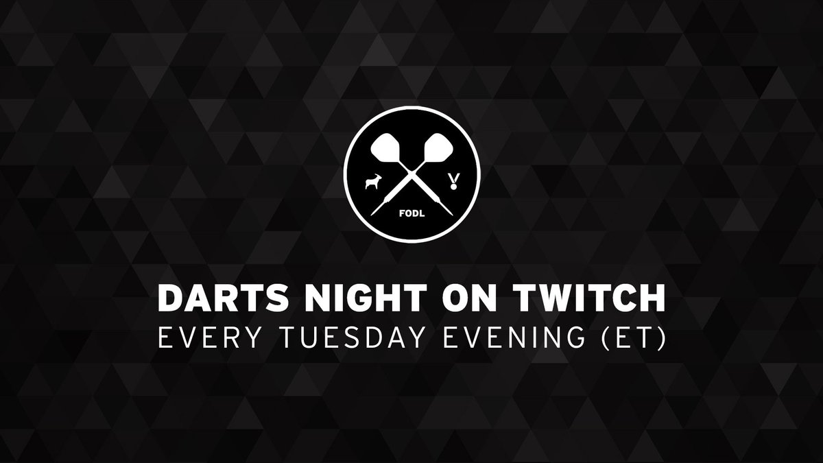 FODartLeague's tweet image. DARTS NIGHT ON TWITCH!

9:00 PM ET - FODL C
Scooter McGooch vs. Unholy Cannoli

Alpine Stranger has your call live on Twitch tonight: twitch.tv/fodartleague