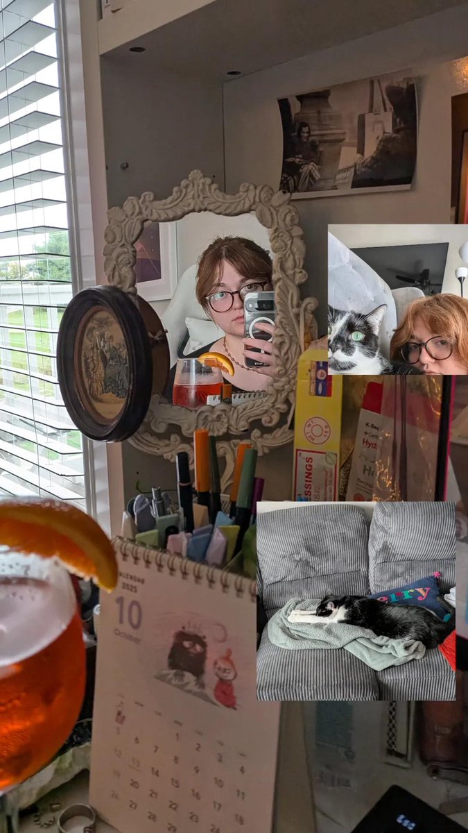 innersicker's tweet photo. im so pretty and im making dinner and wally is also so cute and good his birthday is in a month https://t.co/BT2oId8wIb